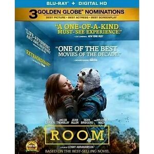 Room Blu-Ray Disc Dark Drama 2015 Used Kidnapped